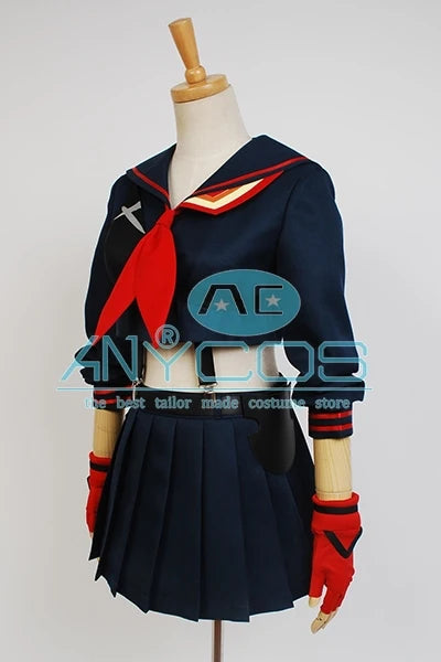 KILL la KILL Cosplay Costume Ryuko Matoi Japanese Anime Party Halloween Cosplay Costumes For Women Girls Short Dress