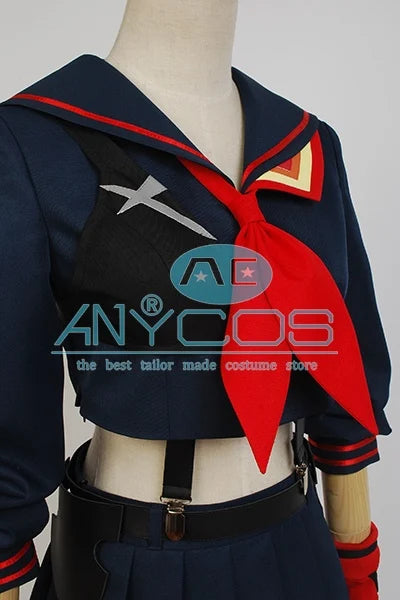 KILL la KILL Cosplay Costume Ryuko Matoi Japanese Anime Party Halloween Cosplay Costumes For Women Girls Short Dress